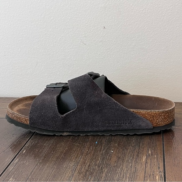 Birkenstock Arizona Sandals Suede Soft Footbed size 39 Women’s size 8 - Picture 3 of 9